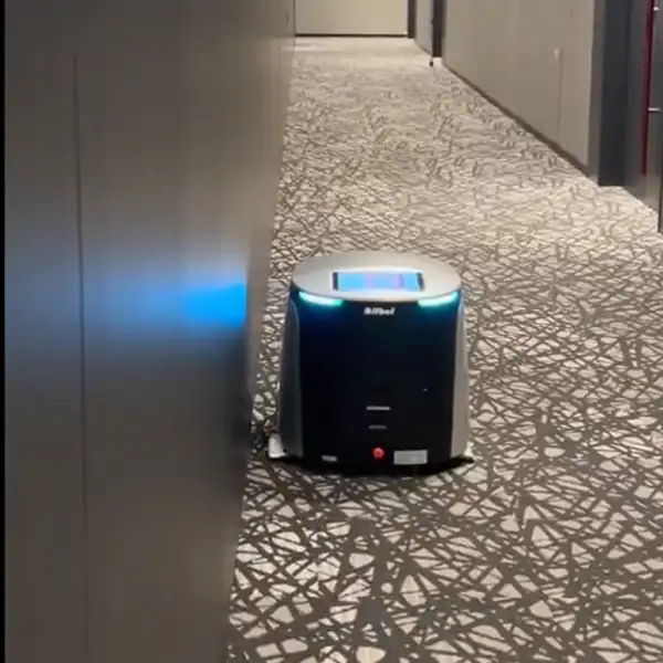 Cleanibot in Hotel corridor.png